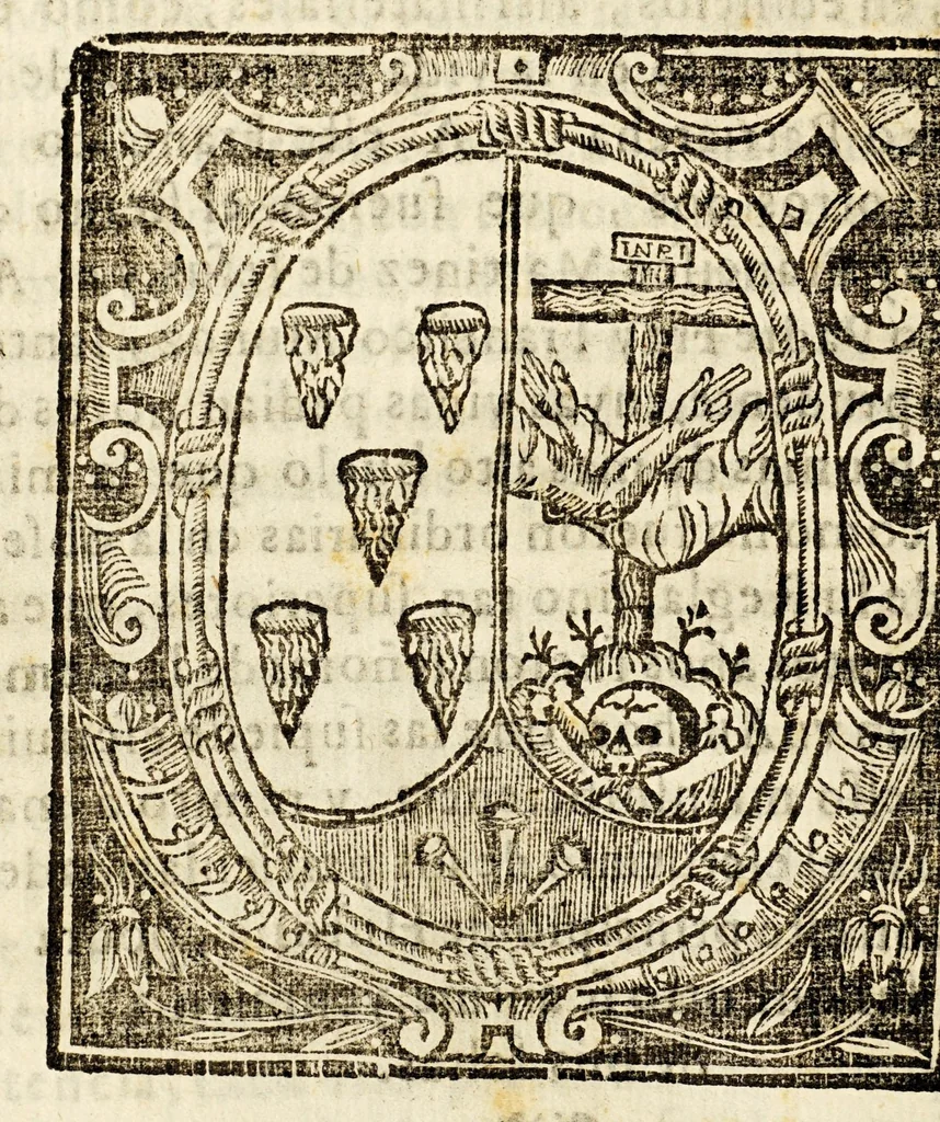 An illustration from Chronica de la Orden de N. seraphico P.S. Francisco, prouincia de S. Pedro. y S. Pablo de Mechoacan en la Nueua España., 1643, leaf 354