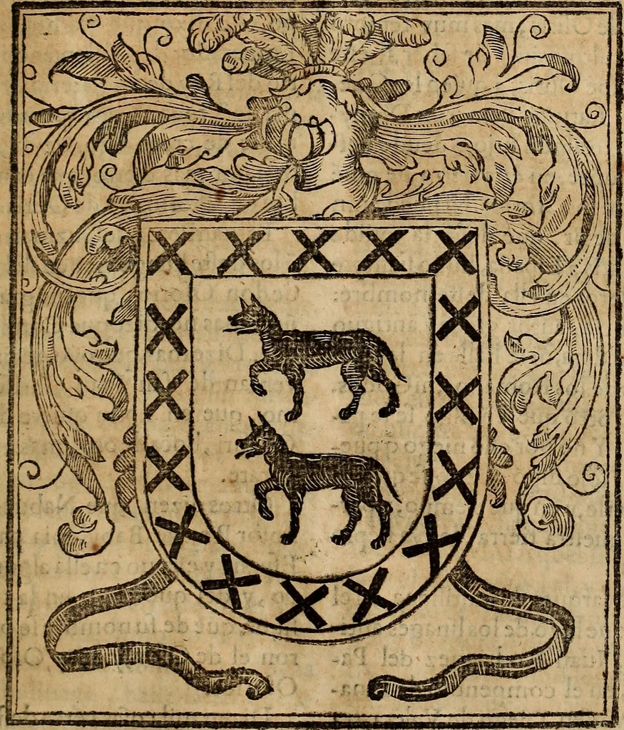 An illustration from Chronica del inclito Emperador de España, Don Alonso VII : deste nombre Rey de Castilla y Leon ... Sacada de vn libro mvy antigvo escrito de mano con letras de los Godos, por relacion de los mismos que lo vieron, y de muchas escrituras y priuilegios originales del mesmo Emperador, y otros, 1600, leaf 280