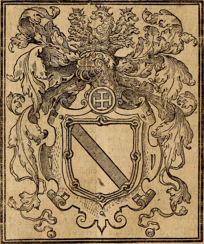 An illustration from Chronica del inclito Emperador de España, Don Alonso VII : deste nombre Rey de Castilla y Leon ... Sacada de vn libro mvy antigvo escrito de mano con letras de los Godos, por relacion de los mismos que lo vieron, y de muchas escrituras y priuilegios originales del mesmo Emperador, y otros, 1600, leaf 343