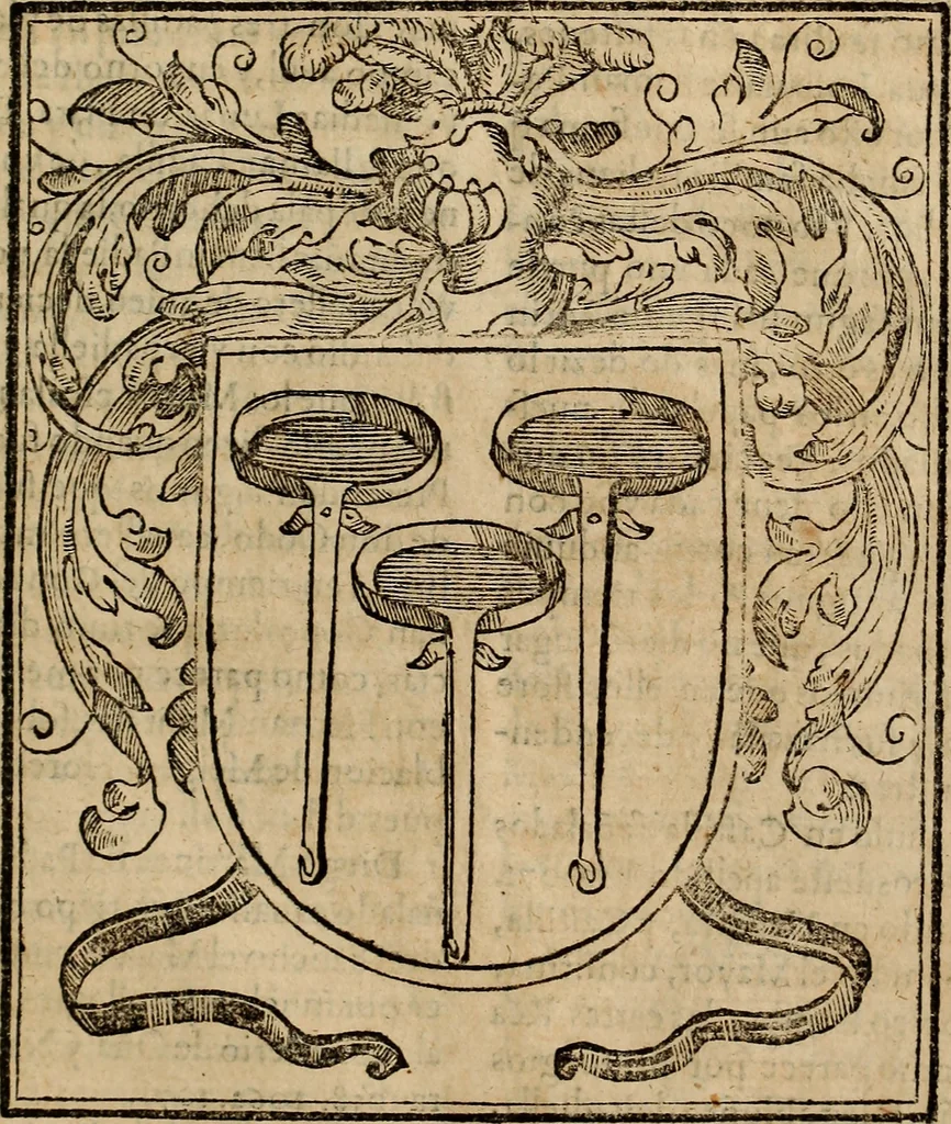 An illustration from Chronica del inclito Emperador de España, Don Alonso VII : deste nombre Rey de Castilla y Leon ... Sacada de vn libro mvy antigvo escrito de mano con letras de los Godos, por relacion de los mismos que lo vieron, y de muchas escrituras y priuilegios originales del mesmo Emperador, y otros, 1600, leaf 470