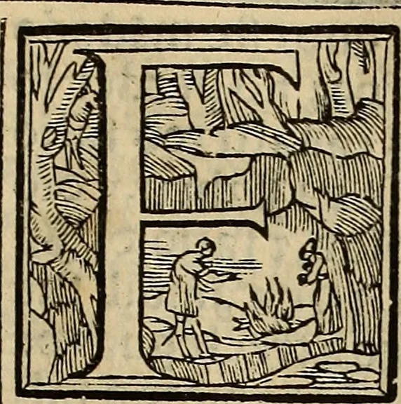 An illustration from Chronica del muy esclarecido Principe Rey don Alfonso el Onzeno deste nobre de los reyes que reynaron en Castilla y en Leon. Padre q fue del Rey don Pedro .., 1551, leaf 32