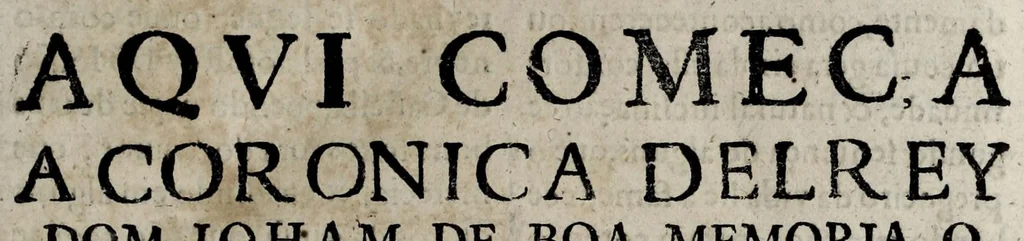 An illustration from Chronica del Rey D. Ioam I. de boa memoria, e dos reyes de Portugal o decimo : primeira[-terceira] parte : em que se contem a defensam do reyno atè ser eleito rey : offerecida a magestad del Rey Dom Ioam o IV. n. senhor de miraculosa memoria, 1644, leaf 15