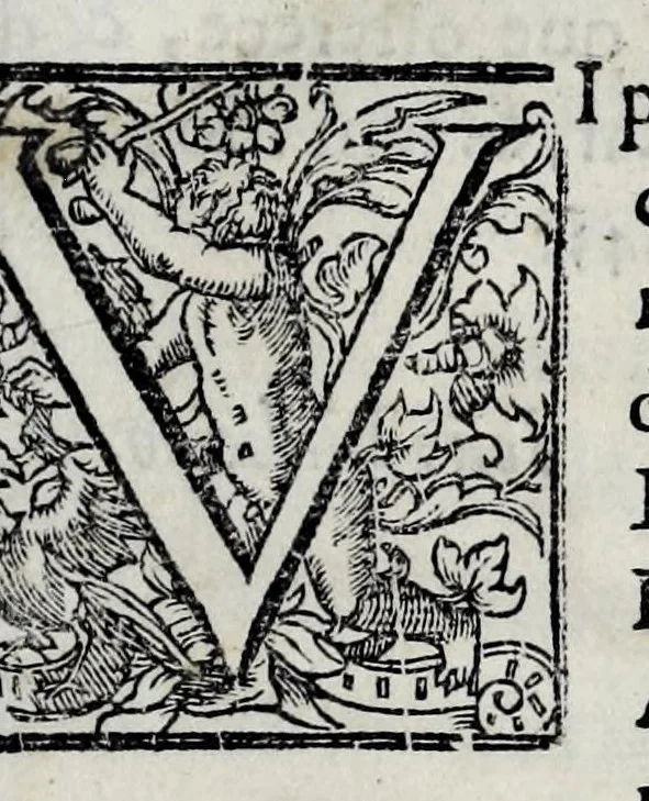 An illustration from Chronica del Rey D. Ioam I. de boa memoria, e dos reyes de Portugal o decimo : primeira[-terceira] parte : em que se contem a defensam do reyno atè ser eleito rey : offerecida a magestad del Rey Dom Ioam o IV. n. senhor de miraculosa memoria, 1644, leaf 9