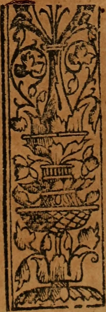 An illustration from Chronica del rey Don Rodrigo, con la destruycion de España, y como los moros la ganaron. Nueuam ante corregida. Contiene de mas de la historia muchas viuas razones, y auisos muy prouechosos, 1587, leaf 258