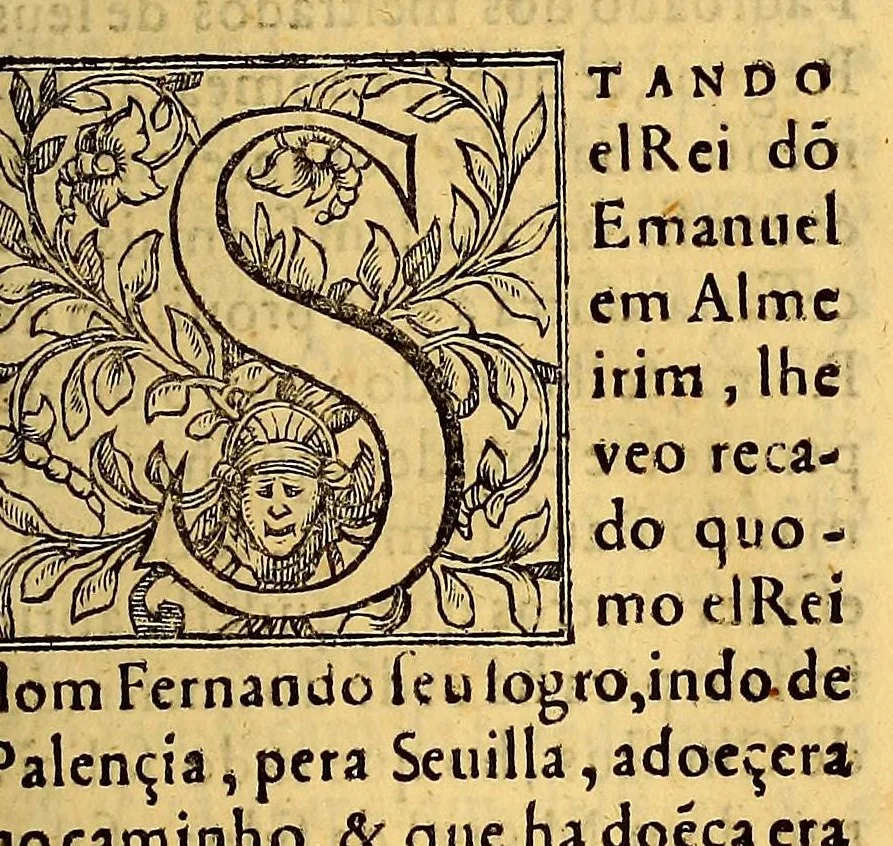 An illustration from Chronica do felicissimo rei Dom Emanuel,, 1566, leaf 675