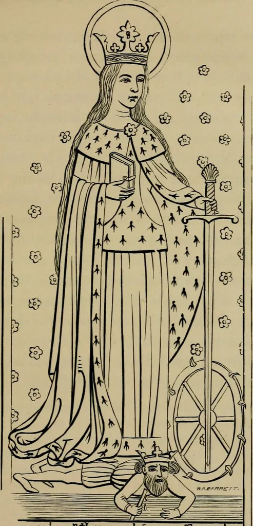 An illustration from A chronicle of the Church of S. Martin in Leicester, during the reigns of Henry VIII, Edward VI, Mary and Elizabeth : with some account of its minor altars and ancient guilds, 1866, leaf 72