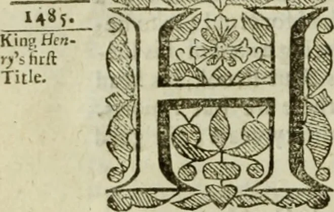 An illustration from A chronicle of the kings of England from the time of the Romans government unto the death of King James ..., 1670, leaf 281