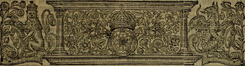 An illustration from The chronicles of England, from William the Conquerour (who began his reigne ouer this land, in the yeare after Christes natiuitie 1066.) vntill the yeare 1577. Faithfullie gathered and compiled [microform], 1585, leaf 1100
