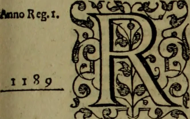 An illustration from The chronicles of England, from William the Conquerour (who began his reigne ouer this land, in the yeare after Christes natiuitie 1066.) vntill the yeare 1577. Faithfullie gathered and compiled [microform], 1585, leaf 128