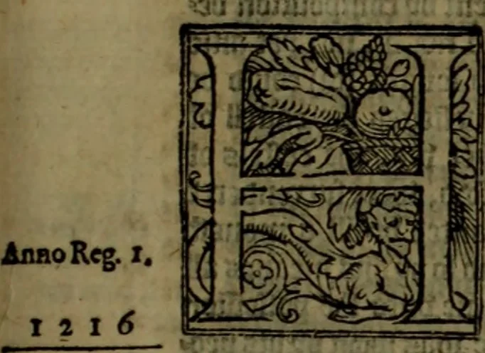 An illustration from The chronicles of England, from William the Conquerour (who began his reigne ouer this land, in the yeare after Christes natiuitie 1066.) vntill the yeare 1577. Faithfullie gathered and compiled [microform], 1585, leaf 208