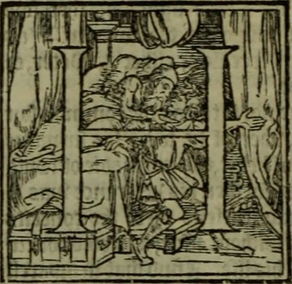 An illustration from The chronicles of England, from William the Conquerour (who began his reigne ouer this land, in the yeare after Christes natiuitie 1066.) vntill the yeare 1577. Faithfullie gathered and compiled [microform], 1585, leaf 39