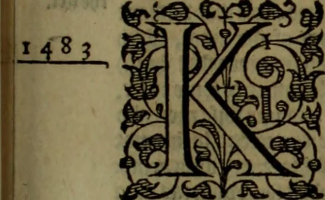 An illustration from The chronicles of England, from William the Conquerour (who began his reigne ouer this land, in the yeare after Christes natiuitie 1066.) vntill the yeare 1577. Faithfullie gathered and compiled [microform], 1585, leaf 722