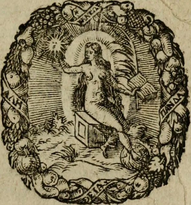 An illustration from Chronicon Carionis expositum et avctvm mvltis et veteribvs et recentibus historiis, in descriptionibus regnorum & gentium antiquarum, & narrationibus rerum ecclesiasticarum & politicarum, Grecarum, Romanarum, Germnicarum & aliarum, 1592, leaf 4