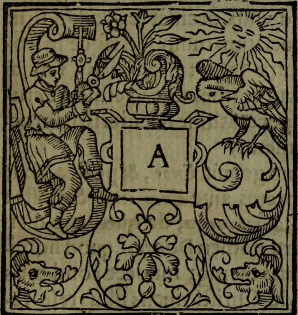 An illustration from Chronicon ex chronicis ab initio mundi vsque ad annum Domini 1118 deductum, 1592, leaf 12