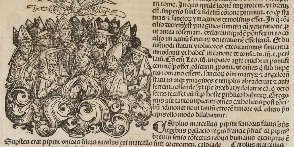 An illustration from Registrum huius operis Libri cronicarum cu[m] figuris et ÿmagi[ni]bus ab inicio mu[n]di., leaf 366