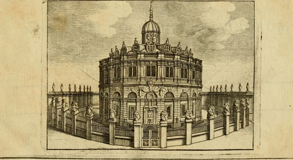 An illustration from Chronicon saxonicum : seu Annales rerum in Anglia præcique gestarum, a Christo nato ad annum usque MCLIV. deducti, ac jam demum latinitate donati. Cum indice rerum chronologico. Accedunt regulæ ad investigandas nominum locorum origines. Et nominum locorum ac virorum in chronico memoratorum explicatio, 1692, leaf 6