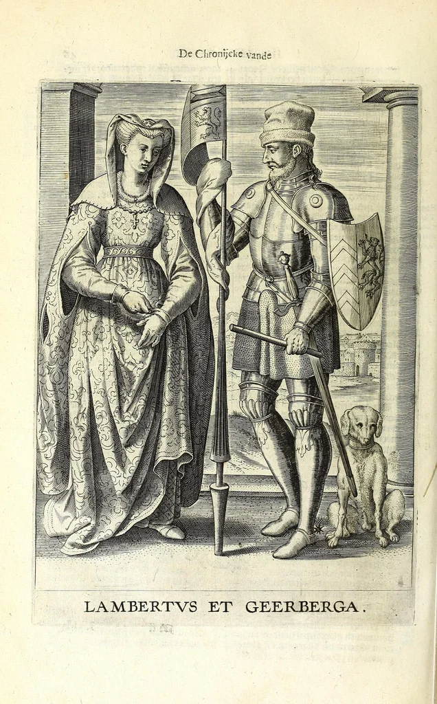 An illustration from Chronijcke van de hertoghen van Brabant : waer in hun leuen, oorloghen, ende acten perfectelijk beschreuen zijn ..., 1606, leaf 100