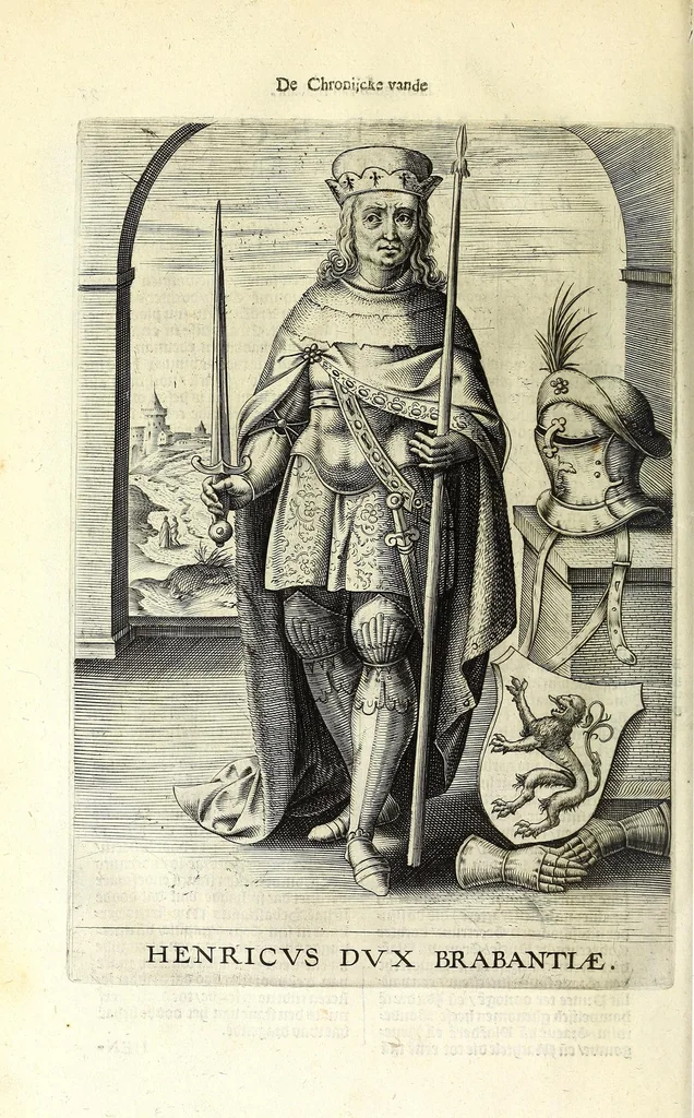 An illustration from Chronijcke van de hertoghen van Brabant : waer in hun leuen, oorloghen, ende acten perfectelijk beschreuen zijn ..., 1606, leaf 102