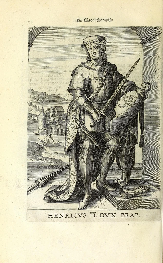 An illustration from Chronijcke van de hertoghen van Brabant : waer in hun leuen, oorloghen, ende acten perfectelijk beschreuen zijn ..., 1606, leaf 106