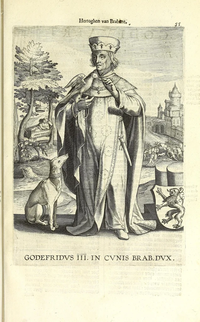 An illustration from Chronijcke van de hertoghen van Brabant : waer in hun leuen, oorloghen, ende acten perfectelijk beschreuen zijn ..., 1606, leaf 117
