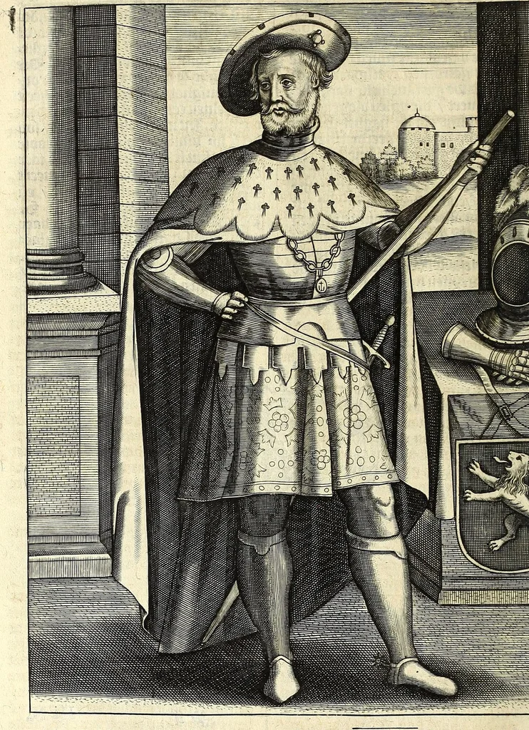 An illustration from Chronijcke van de hertoghen van Brabant : waer in hun leuen, oorloghen, ende acten perfectelijk beschreuen zijn ..., 1606, leaf 124