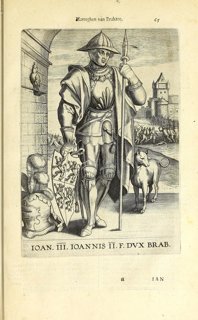 An illustration from Chronijcke van de hertoghen van Brabant : waer in hun leuen, oorloghen, ende acten perfectelijk beschreuen zijn ..., 1606, leaf 137
