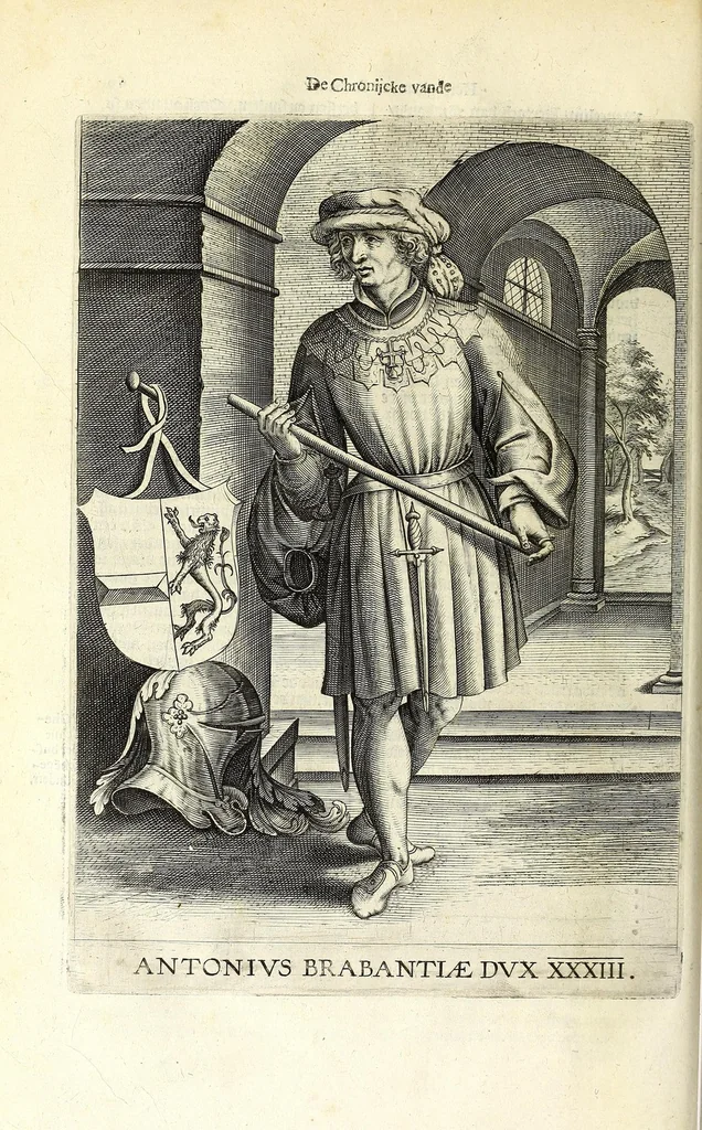 An illustration from Chronijcke van de hertoghen van Brabant : waer in hun leuen, oorloghen, ende acten perfectelijk beschreuen zijn ..., 1606, leaf 146
