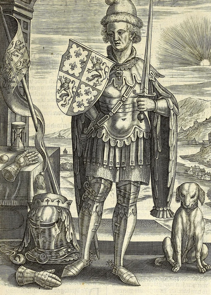 An illustration from Chronijcke van de hertoghen van Brabant : waer in hun leuen, oorloghen, ende acten perfectelijk beschreuen zijn ..., 1606, leaf 149