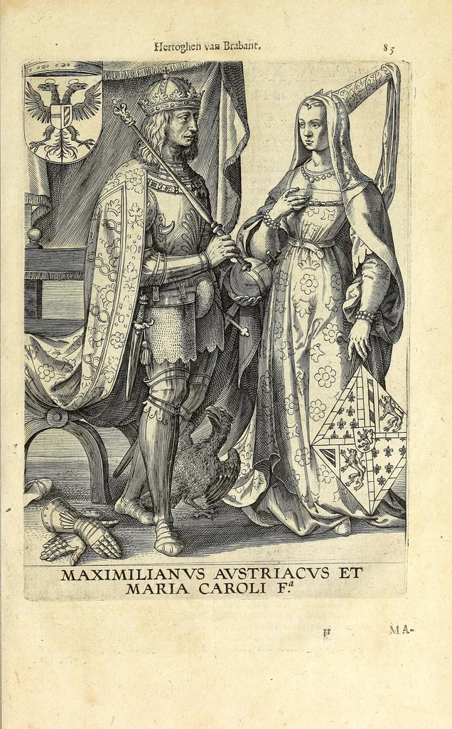 An illustration from Chronijcke van de hertoghen van Brabant : waer in hun leuen, oorloghen, ende acten perfectelijk beschreuen zijn ..., 1606, leaf 177