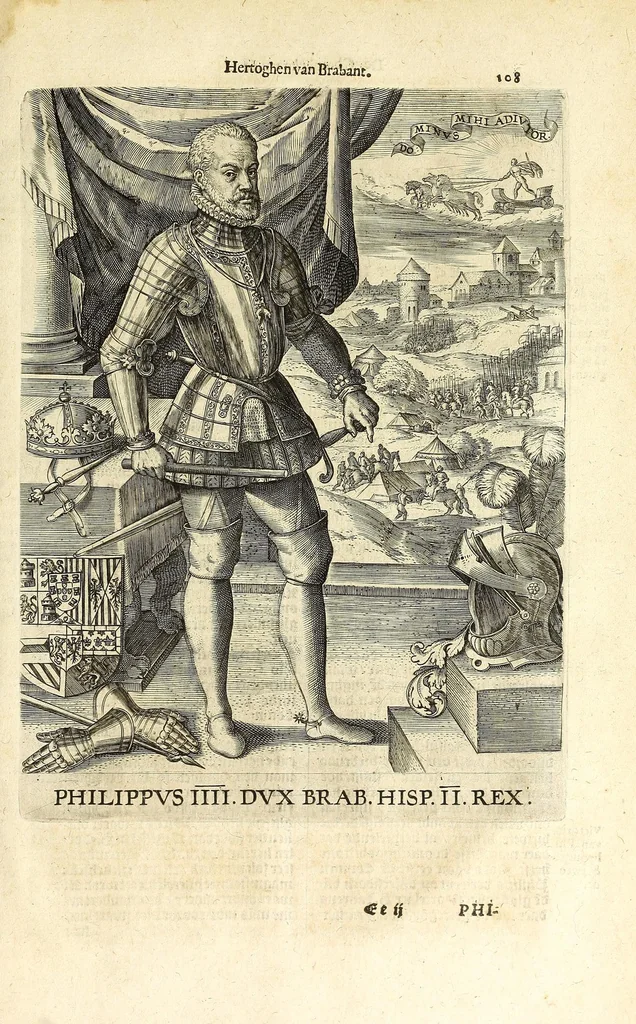 An illustration from Chronijcke van de hertoghen van Brabant : waer in hun leuen, oorloghen, ende acten perfectelijk beschreuen zijn ..., 1606, leaf 227