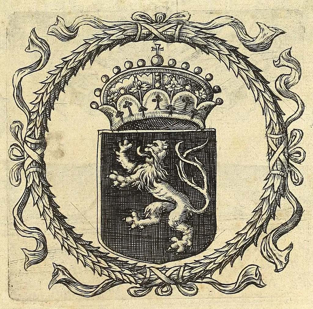 An illustration from Chronijcke van de hertoghen van Brabant : waer in hun leuen, oorloghen, ende acten perfectelijk beschreuen zijn ..., 1606, leaf 5