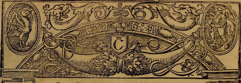 An illustration from Chroniques de Espãya fins aci no divulgades : que tracta d'Is Noblese e Inuictissims Reys dels Gots: y gestes de aquells: y dels Gotes de Barcelona: e Reys de Arago: ab moltes coses dignes de perpetua memoria, 1547, leaf 12