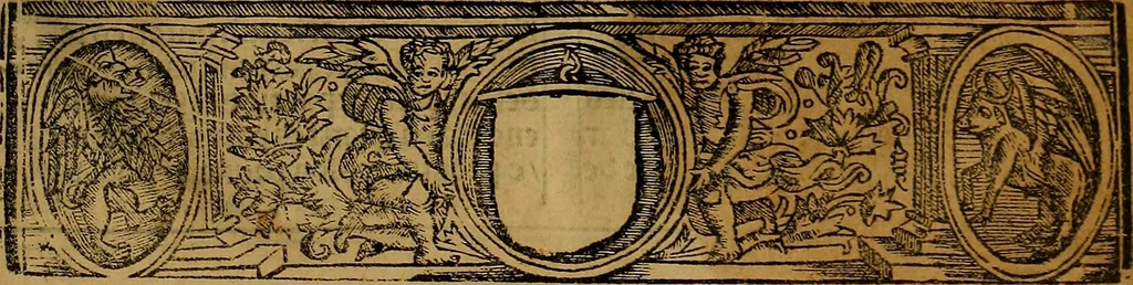 An illustration from Chroniques de Espãya fins aci no divulgades : que tracta d'Is Noblese e Inuictissims Reys dels Gots: y gestes de aquells: y dels Gotes de Barcelona: e Reys de Arago: ab moltes coses dignes de perpetua memoria, 1547, leaf 12