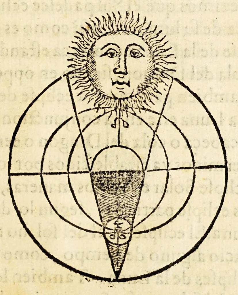 An illustration from Chronographia o reportorio de tiempos, el mas copioso y precisso, : que hasta ahora ha solido a luz., 1584, leaf 383