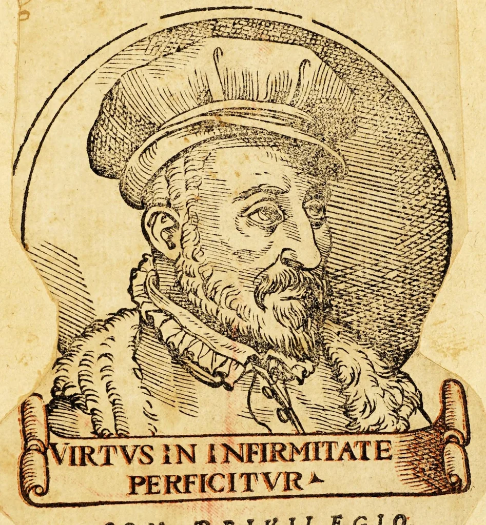 An illustration from Chronographia o reportorio de tiempos, el mas copioso y precisso, : que hasta ahora ha solido a luz., 1584, leaf 5