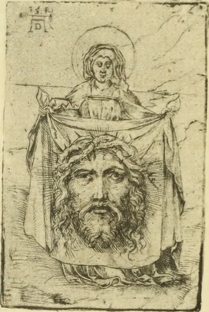 An illustration from A chronological catalogue of the engravings, dry-points and etchings of Albert Dürer, as exhibited at the Grolier club;, 1897, leaf 137