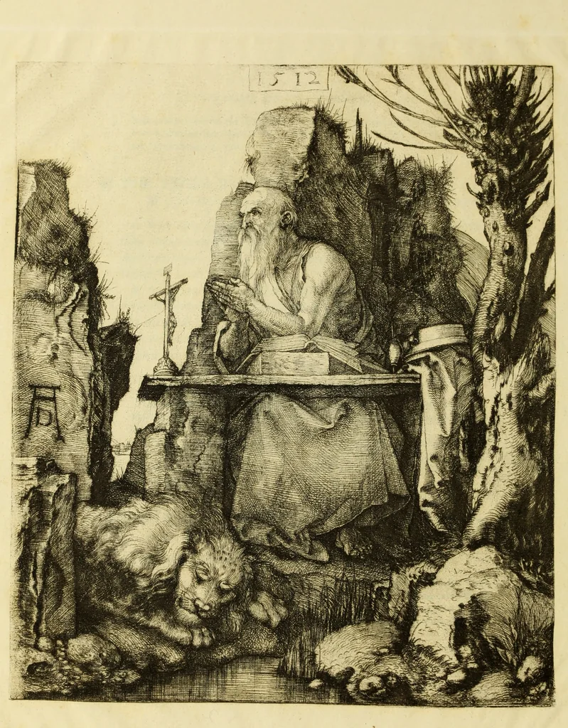 An illustration from A chronological catalogue of the engravings, dry-points and etchings of Albert Dürer, as exhibited at the Grolier club;, 1897, leaf 141