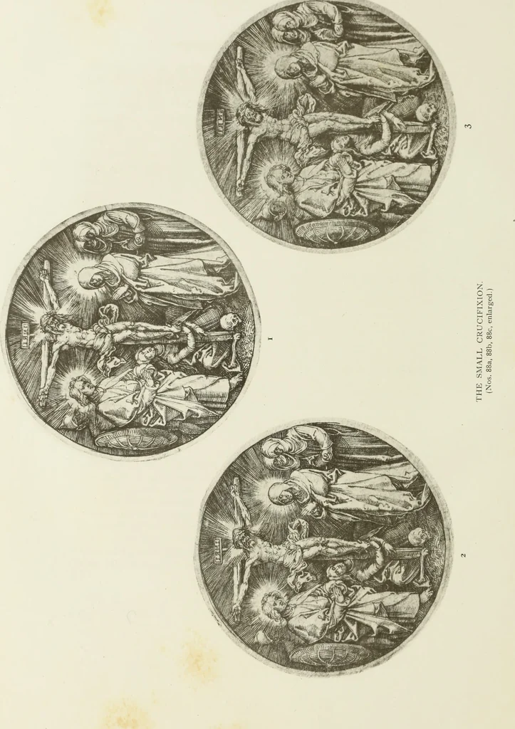 An illustration from A chronological catalogue of the engravings, dry-points and etchings of Albert Dürer, as exhibited at the Grolier club;, 1897, leaf 165