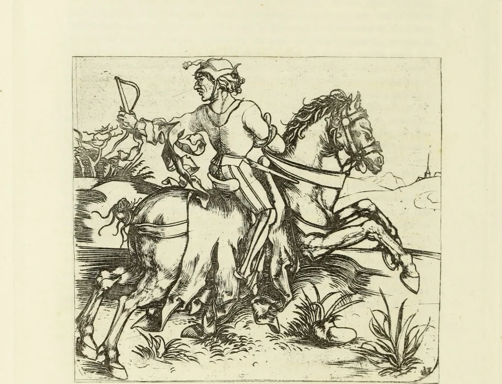 An illustration from A chronological catalogue of the engravings, dry-points and etchings of Albert Dürer, as exhibited at the Grolier club;, 1897, leaf 181