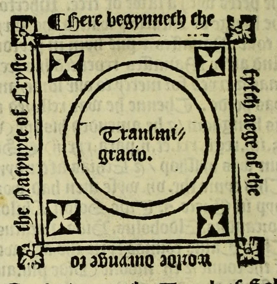 An illustration from Chronycle of Englonde, 1502, leaf 52