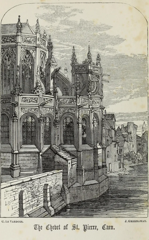 An illustration from Church and conventual arrangement. With copious references, a complete glossary, and an index. And illustrated by a series of ground-plans and plates of the arrangements of churches in different countries and at successive periods, and of the conventual plans adopted by the various orders, 1861, leaf 7