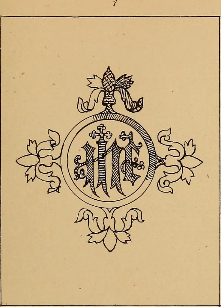 An illustration from Church embroidery, ancient and modern, 1867, leaf 132