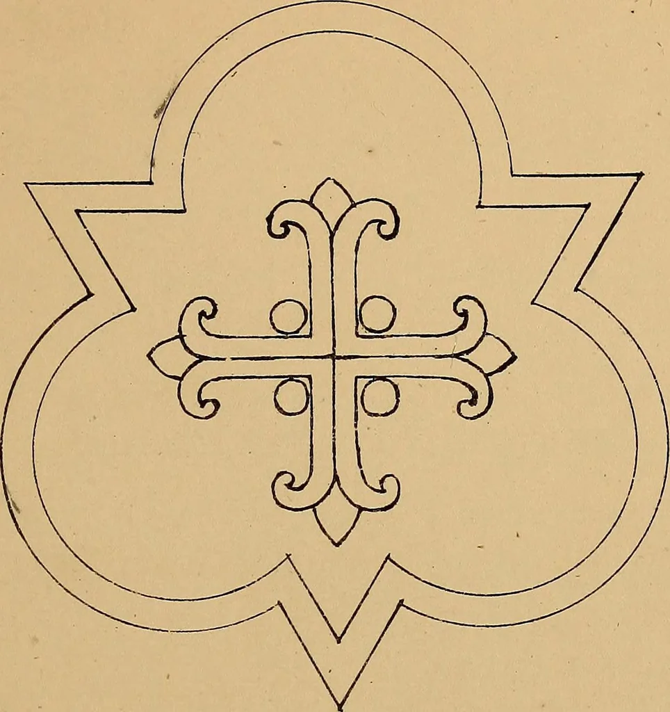 An illustration from Church embroidery, ancient and modern, 1867, leaf 144