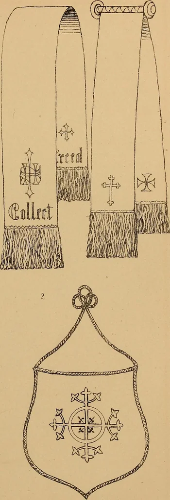 An illustration from Church embroidery, ancient and modern, 1867, leaf 148