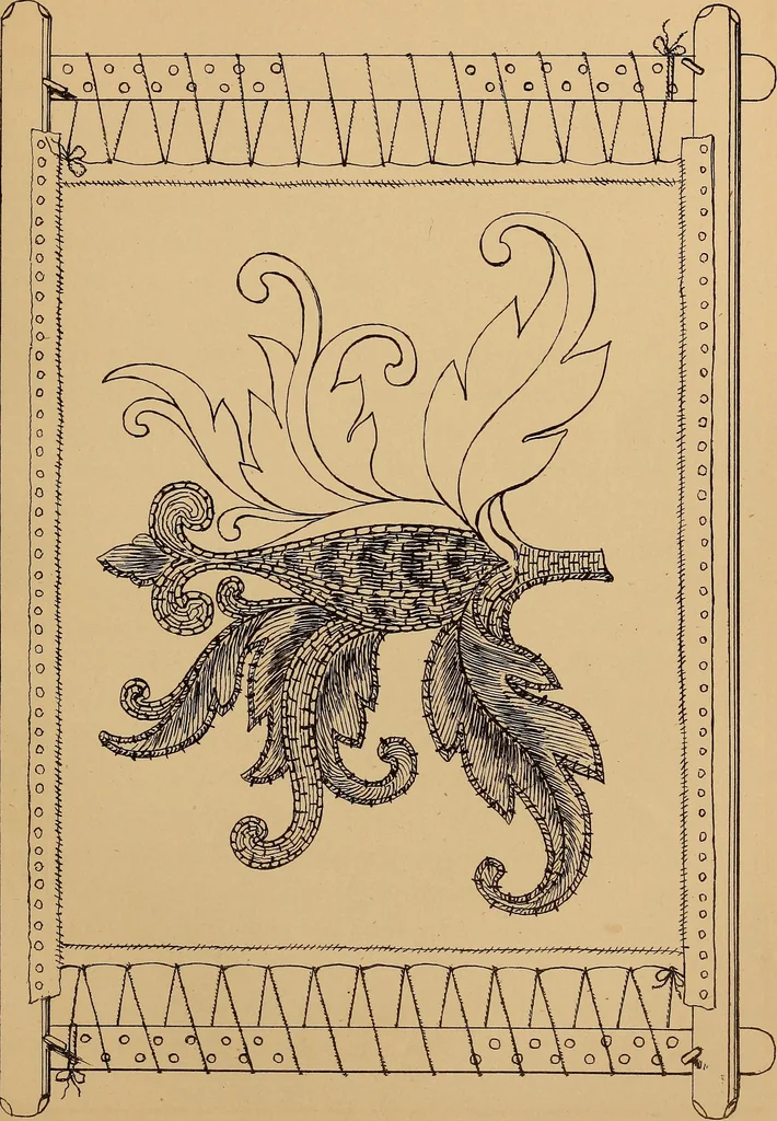 An illustration from Church embroidery, ancient and modern, 1867, leaf 180