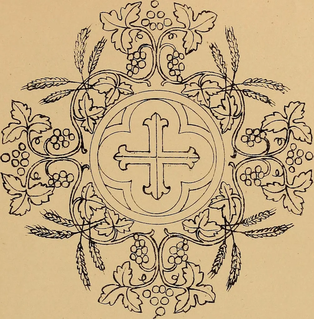An illustration from Church embroidery, ancient and modern, 1867, leaf 228