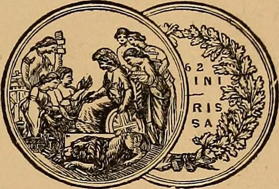 An illustration from Church embroidery, ancient and modern, 1867, leaf 242