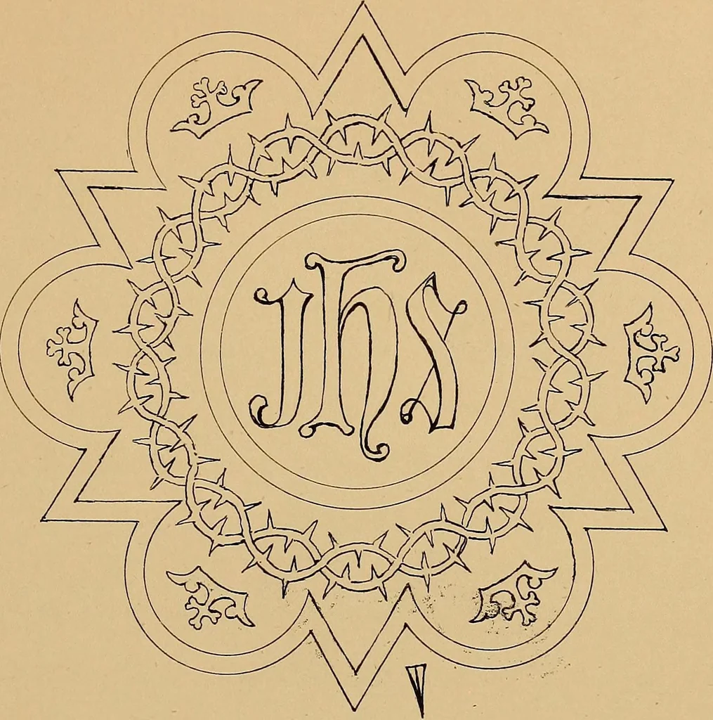 An illustration from Church embroidery, ancient and modern, 1867, leaf 96
