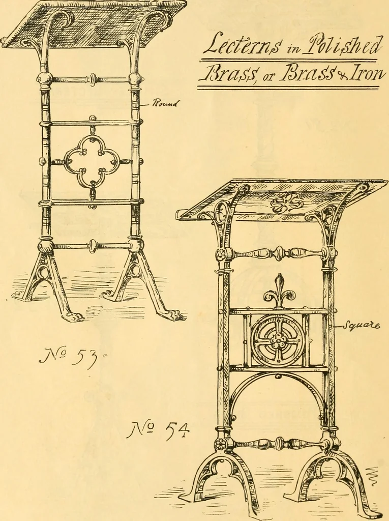 An illustration from Church metal work., 1887, leaf 17