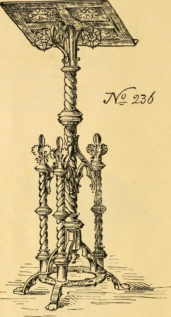 An illustration from Church metal work., 1887, leaf 19